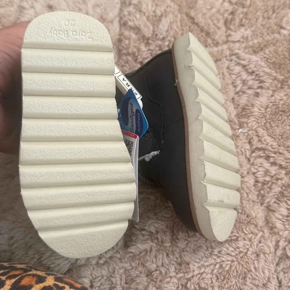 Zara Kids Toddler/Baby Boots NWT Navy Blue, Lined Size 4 1/2